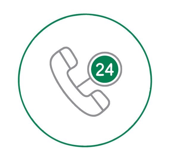 24/7 help icon