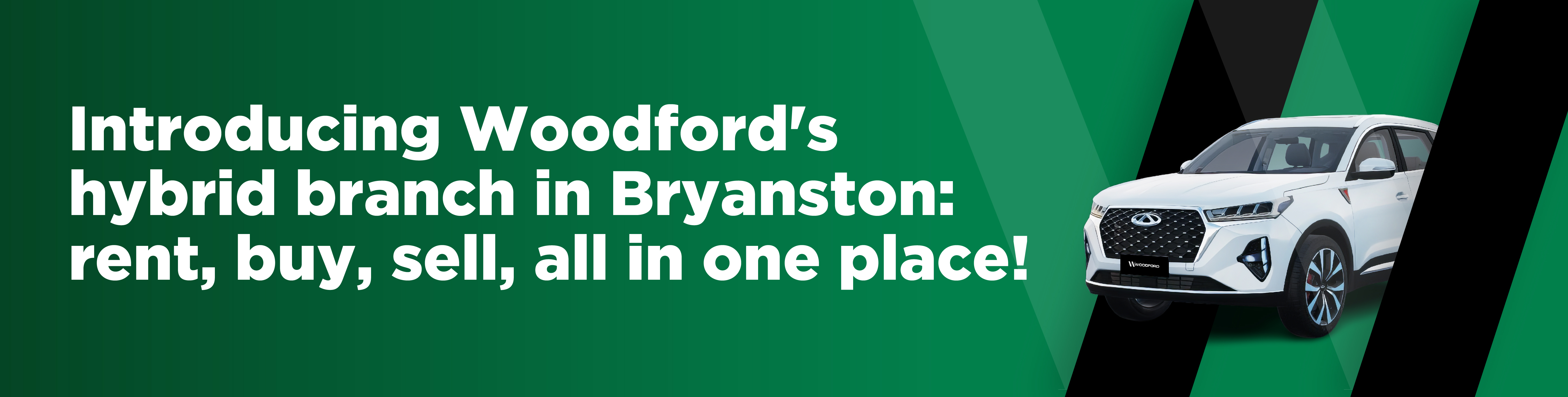 Woodford Car Hire expands to Bryanston with a unique hybrid branch