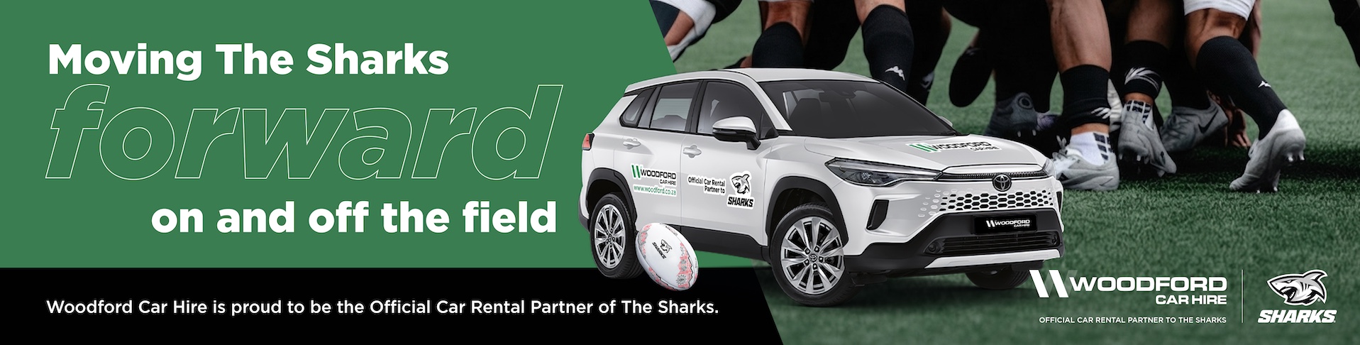 Woodford sponsors The Sharks