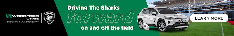 Woodford sponsors The Sharks