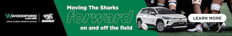 Woodford sponsors The Sharks
